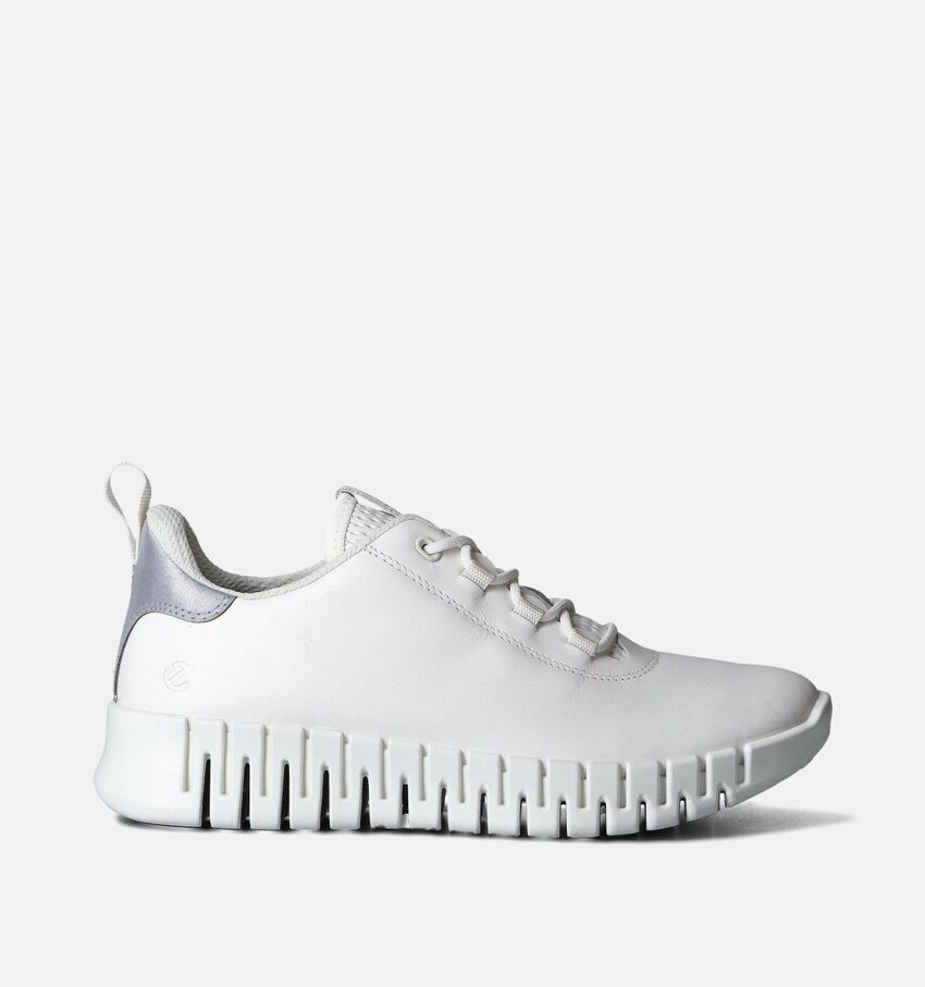 ECCO Gruuv Witte Veterschoenen