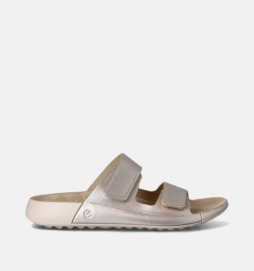 ECCO Cozmo Nu-pieds plates en Or