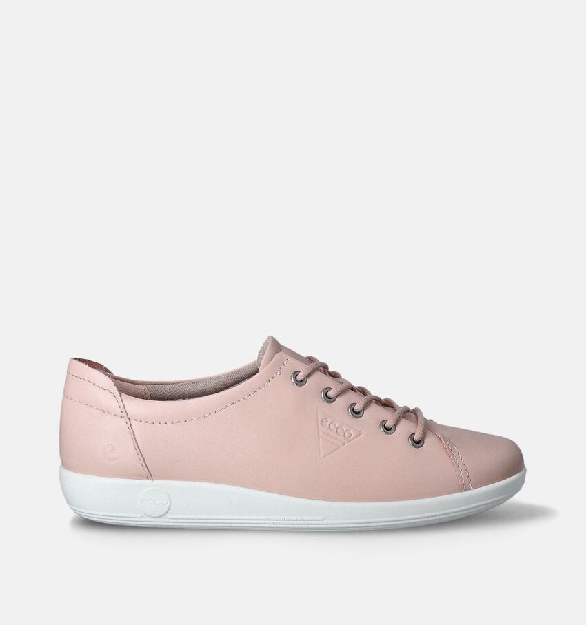 ECCO Soft 2.0 Chaussures à lacets en Rose