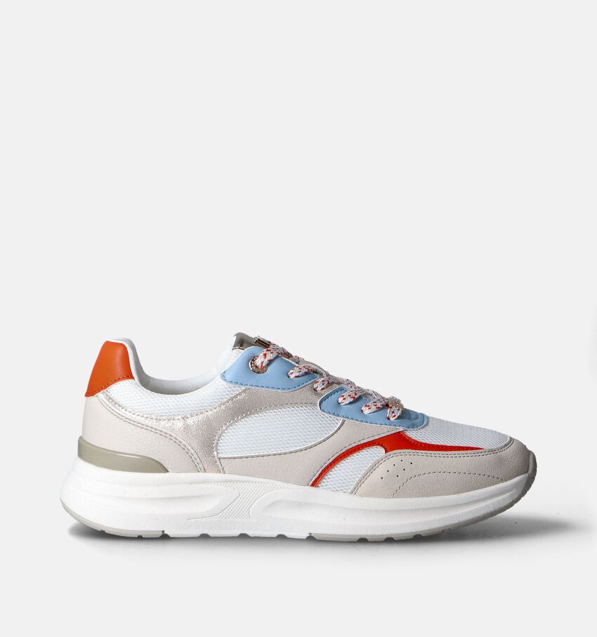Mexx Roco Plump Veterschoenen Ecru