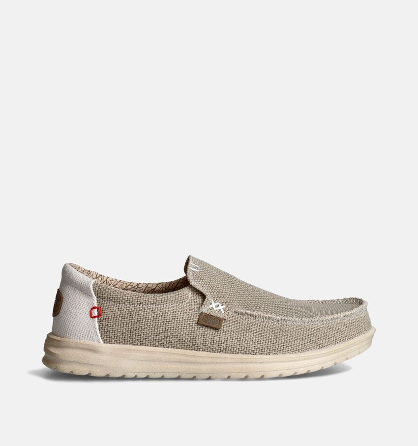 HEYDUDE Mikka Braided Beige Instappers