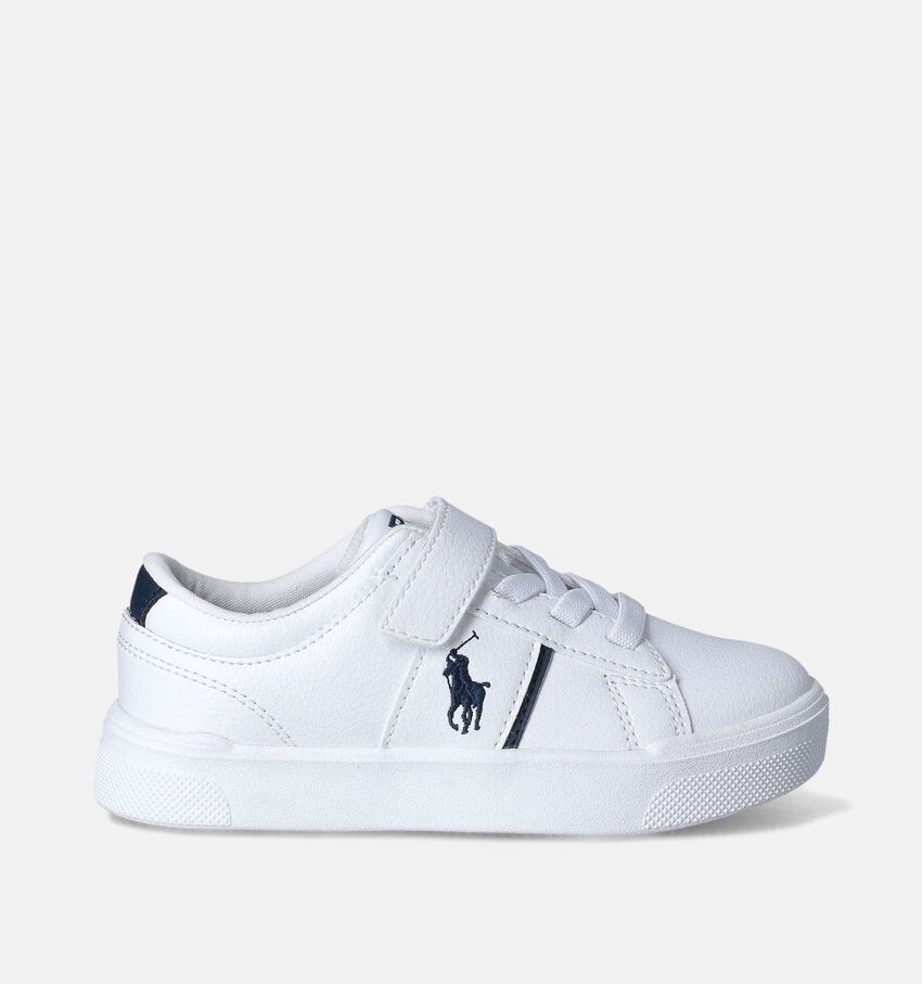 Polo Ralph Lauren Frazier Witte Lage schoenen