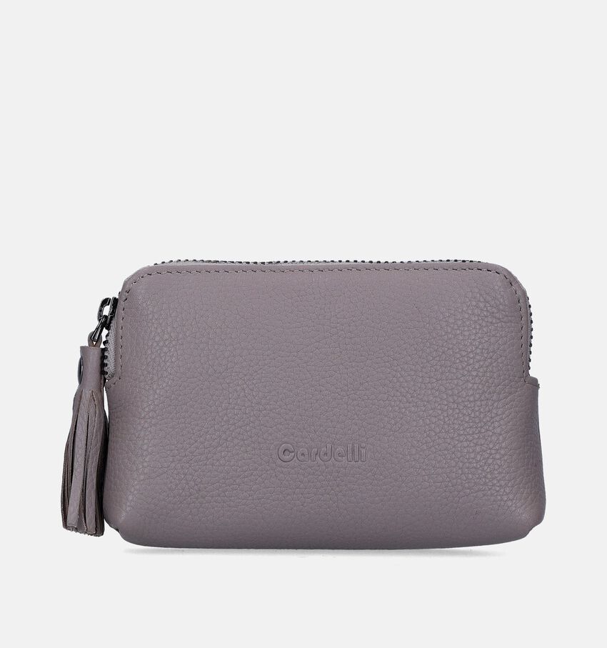Euro-Leather Beige Geldbeugel
