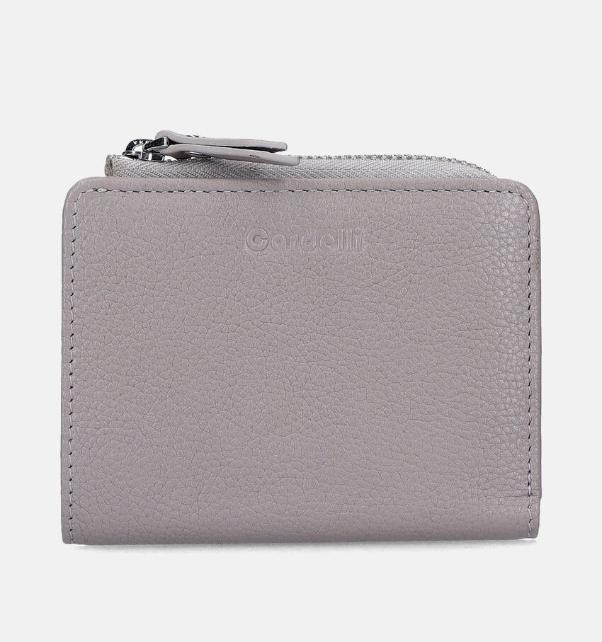 Euro-Leather Beige Ritsportemonnee