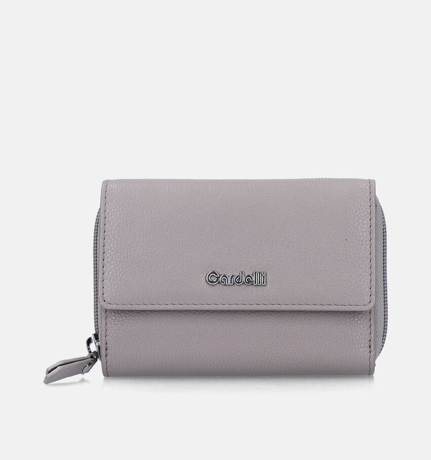 Euro-Leather Beige Ritsportemonnee