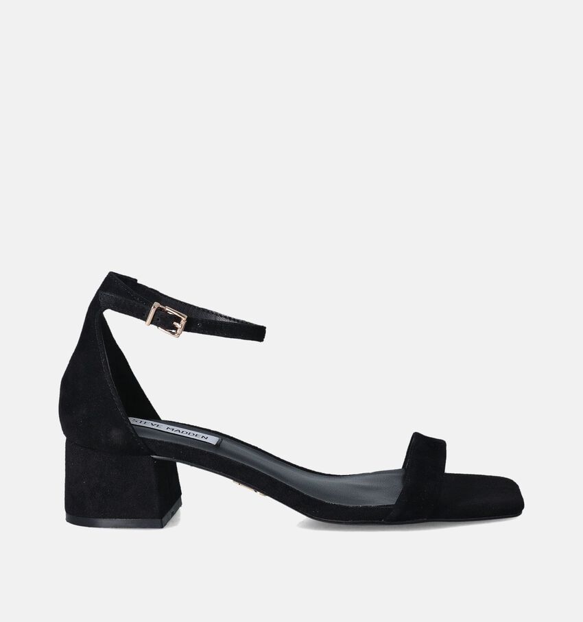 Steve Madden Gena Sandales talon carré en Noir