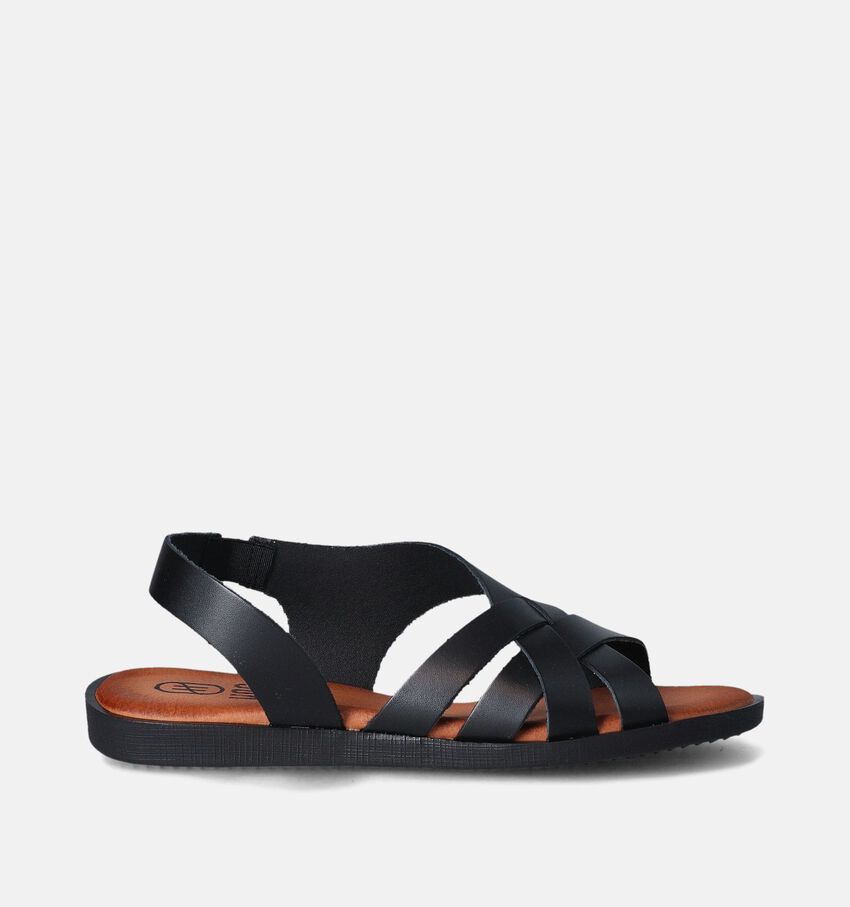 Hee Zwarte Sandalen