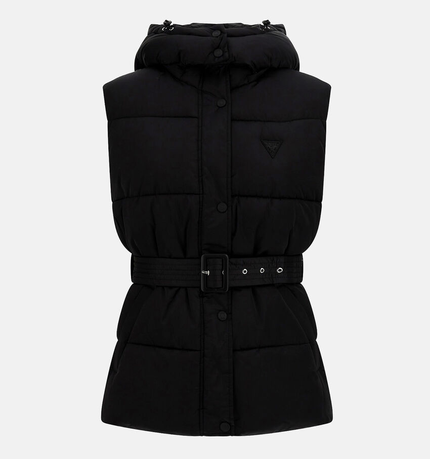 Guess Veste courte sans manches en Noir