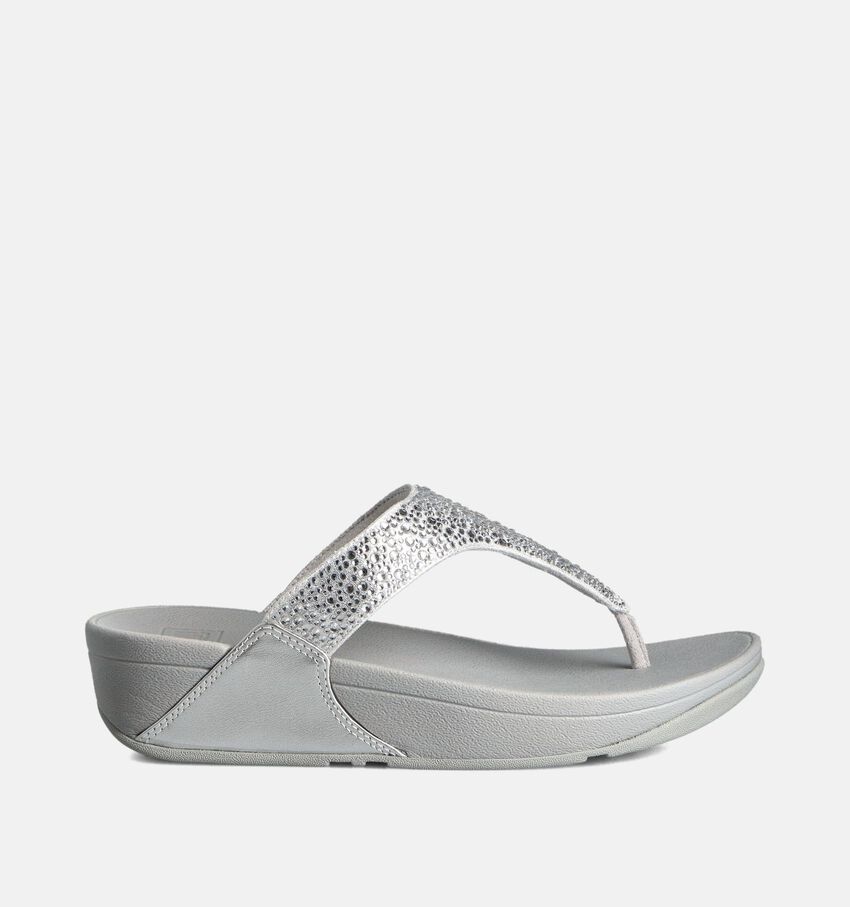 FitFlop Lulu Crystal Zilveren Teenslippers