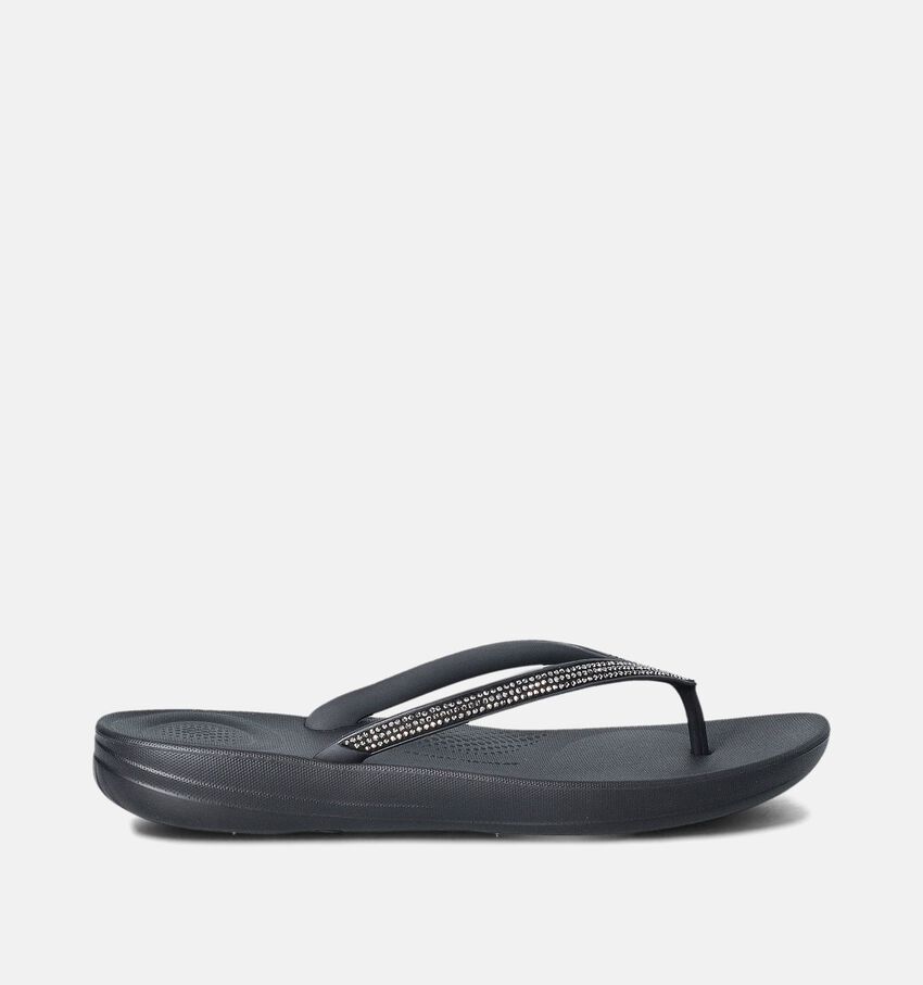 FitFlop Iqushion Sparkle Nu-pieds en Noir