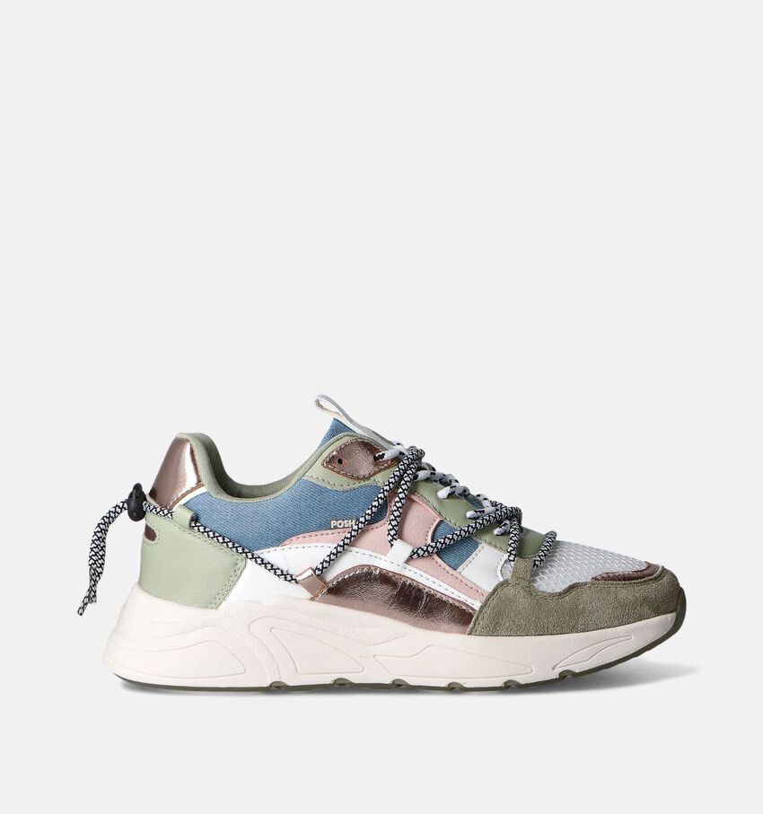 Posh by Poelman Groene Sneakers