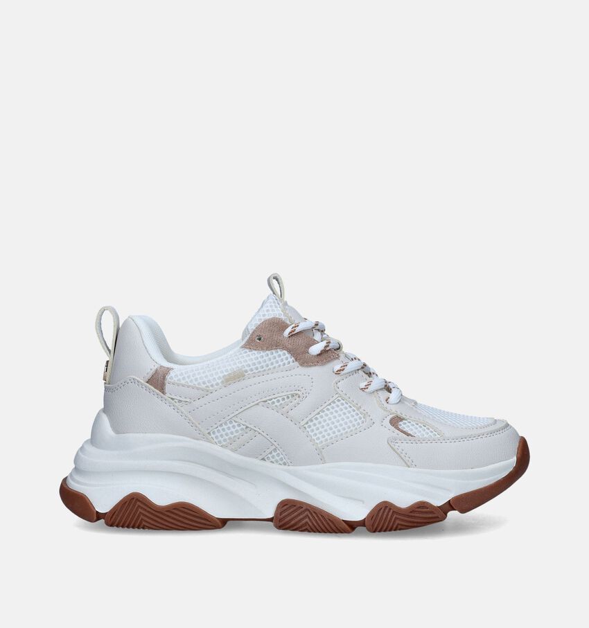 Posh by Poelman Gigi Beige Sneakers