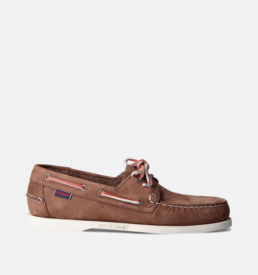 Sebago Dockside Portland Nubuck Bruine Bootschoenen