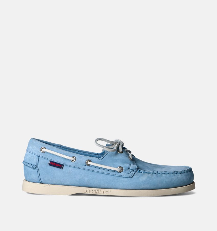 Sebago Dockside Portland Blauwe Bootschoenen