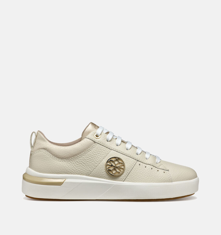 Geox Dalyla Ecru Veterschoenen