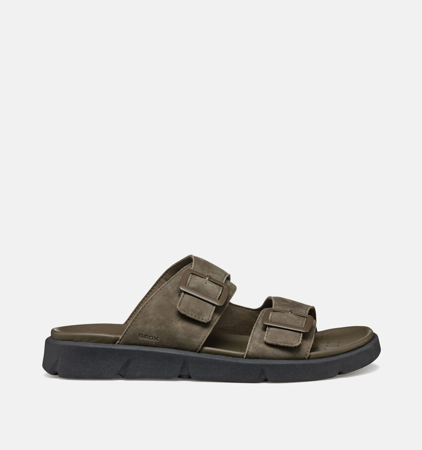 Geox Xand 2S Kaki Slippers