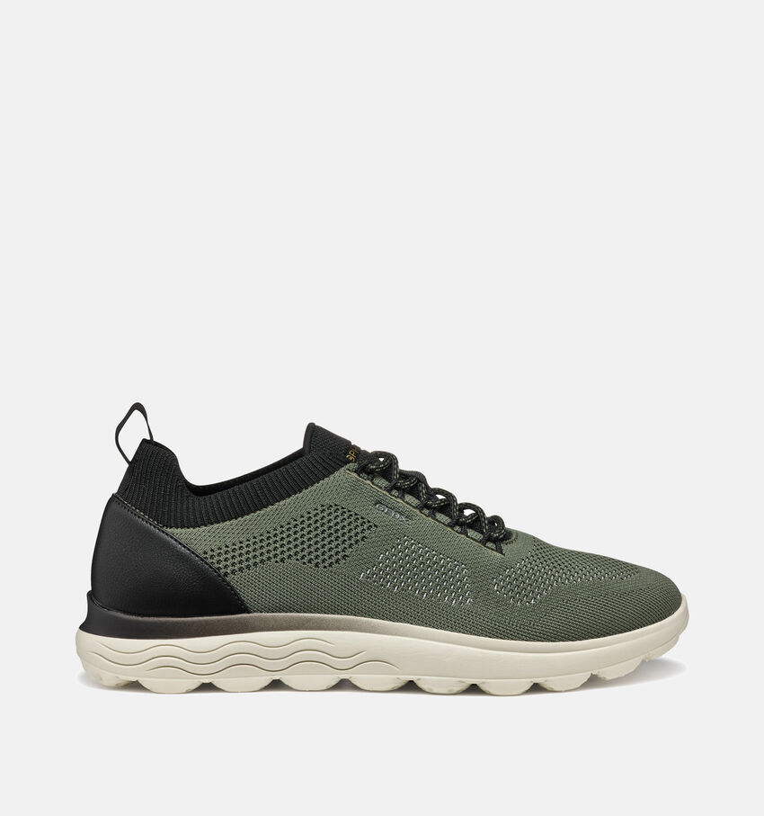 Geox Spherica Groene Veterschoenen