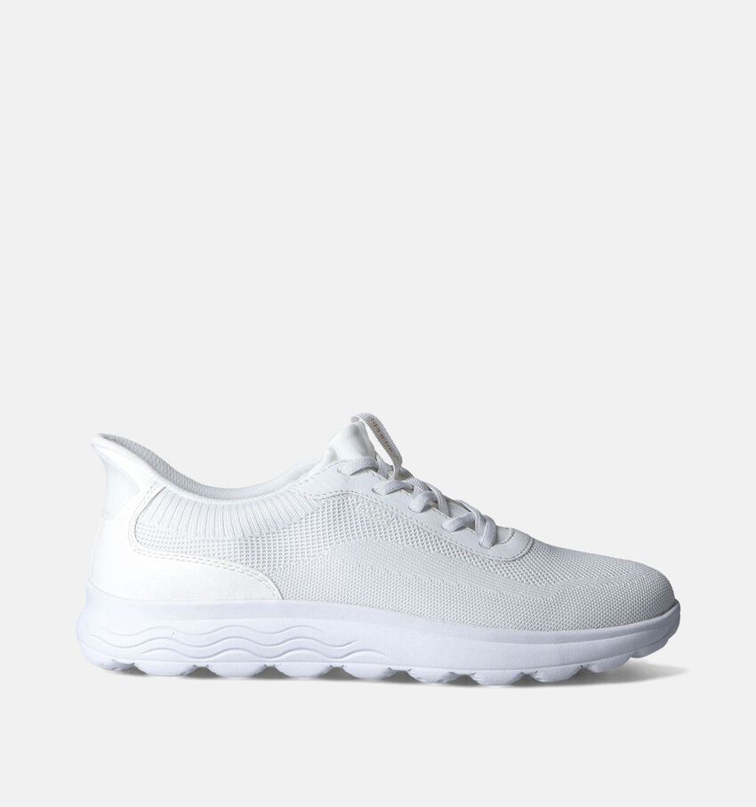 Geox Spherica Plus Witte Veterschoenen