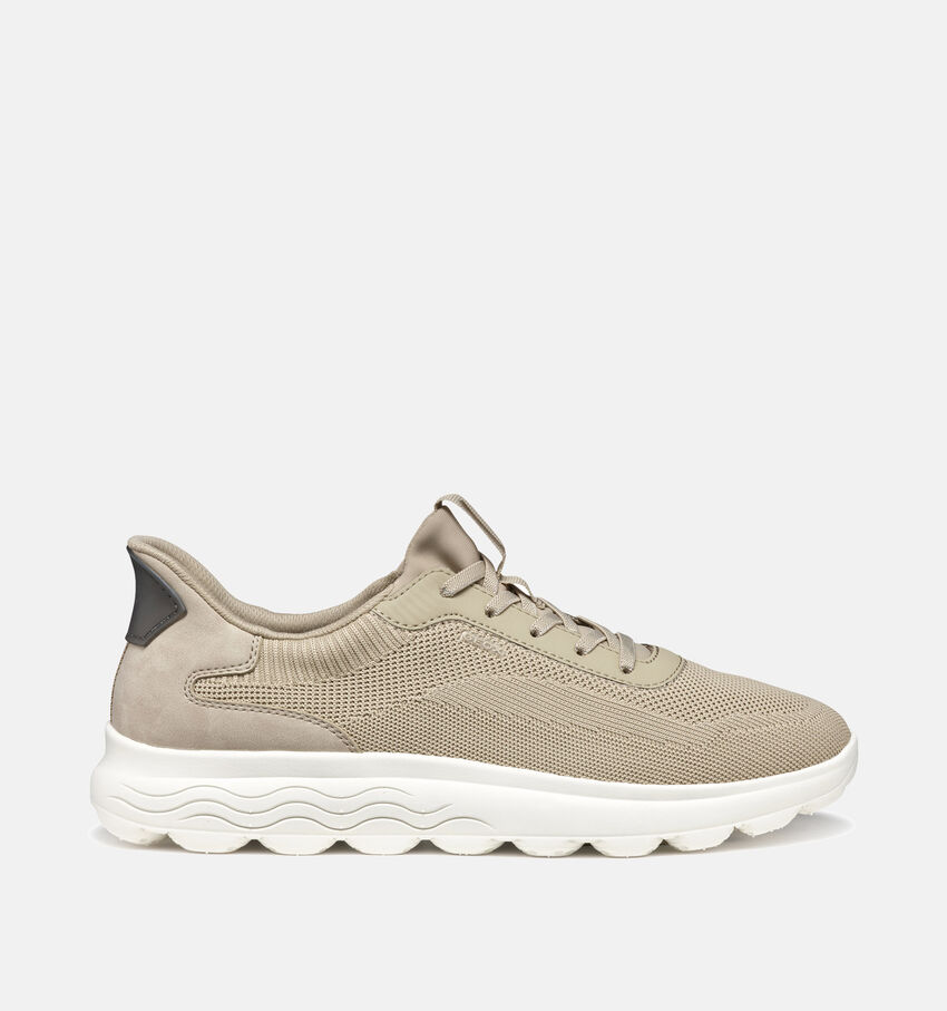 Geox Spherica Plus Bruine Veterschoenen