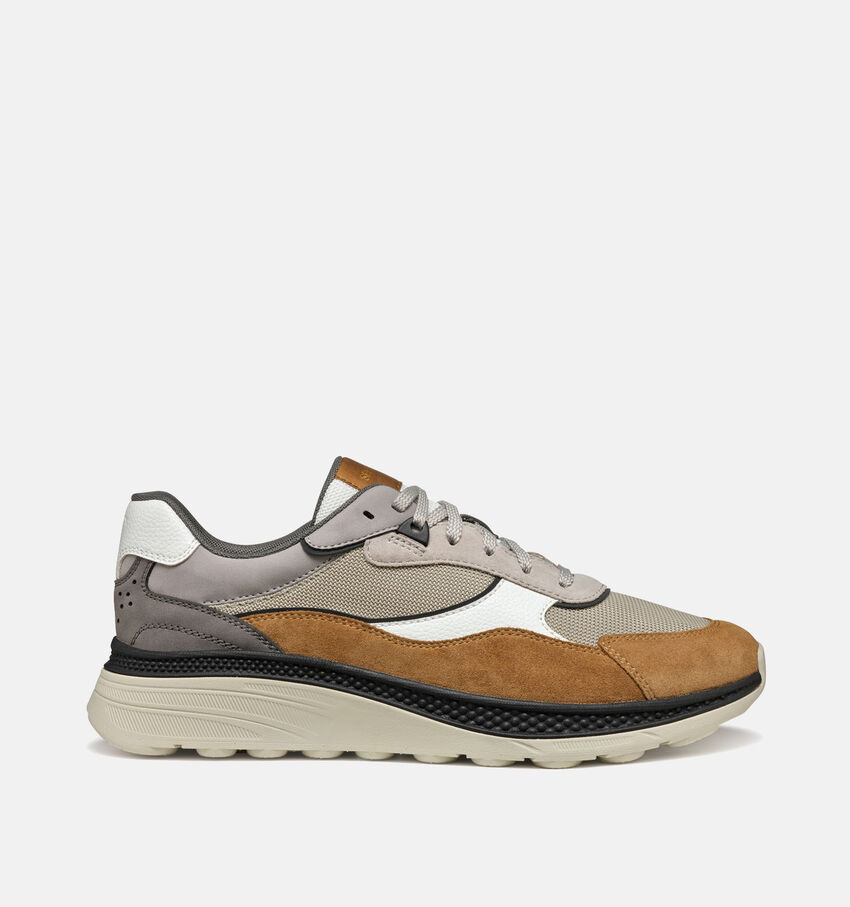 Geox Spherica Actif X1 Chaussures à lacets en Cognac