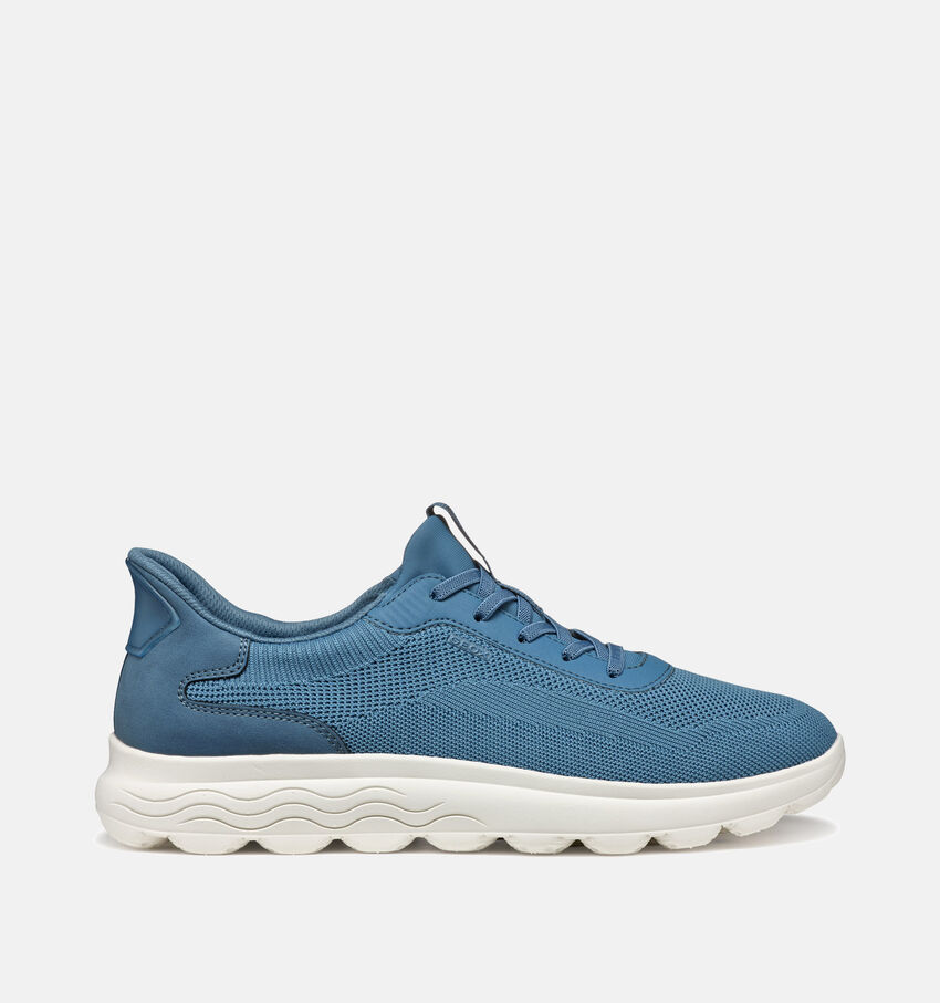 Geox Spherica Plus Blauwe Veterschoenen