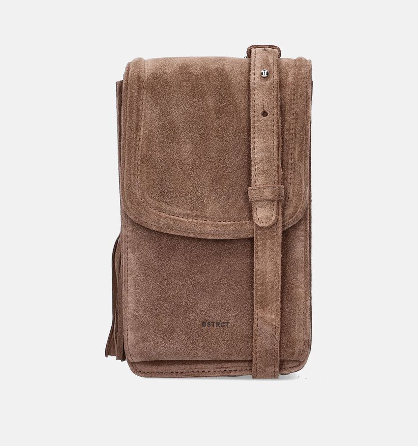 DSTRCT Portland Road Taupe Clutch Crossbody tas