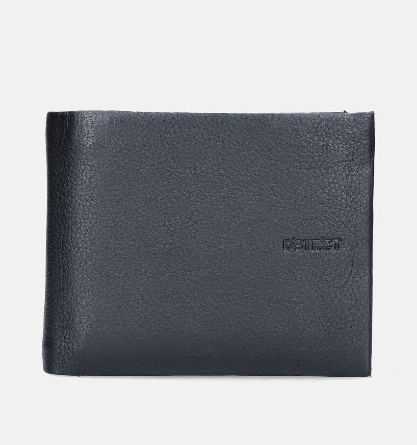DSTRCT Nappa Bilfold Zwarte Portefeuille