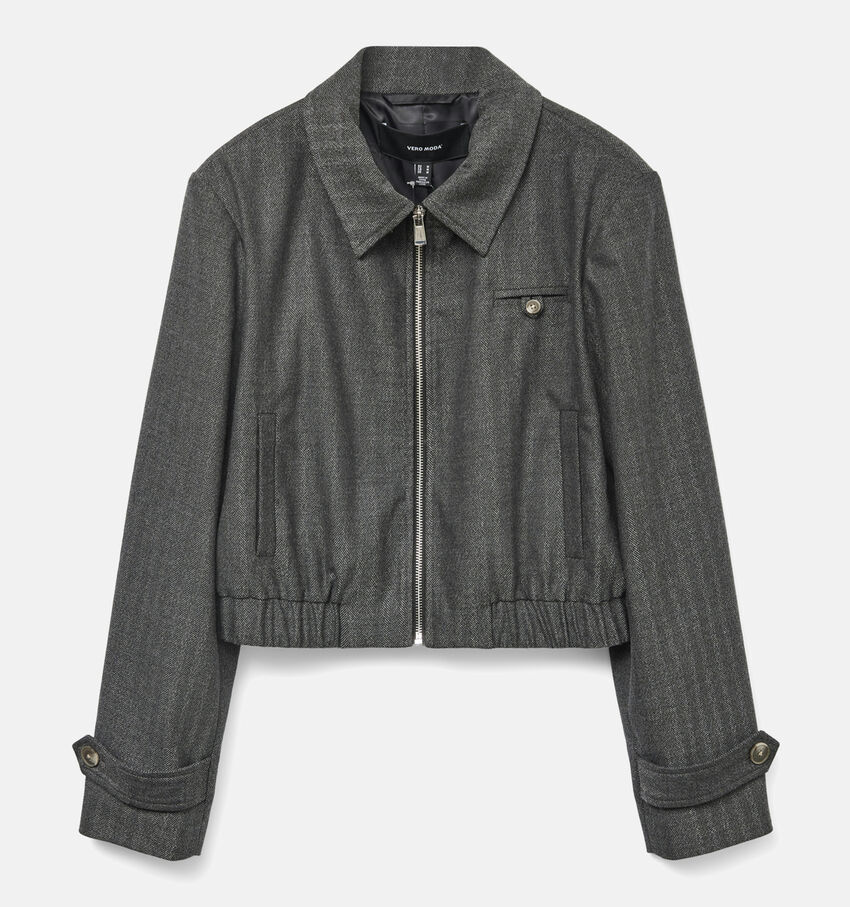 Vero Moda Emili Grijze Korte jas