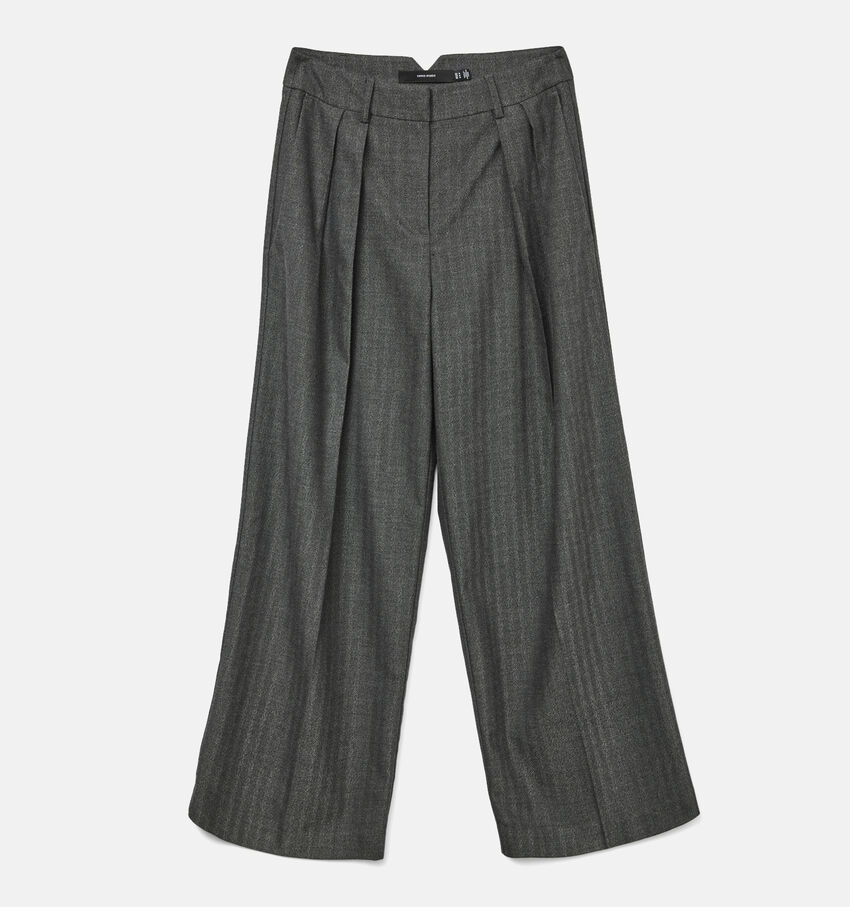 Vero Moda Emili Grijze Wijde broek L30