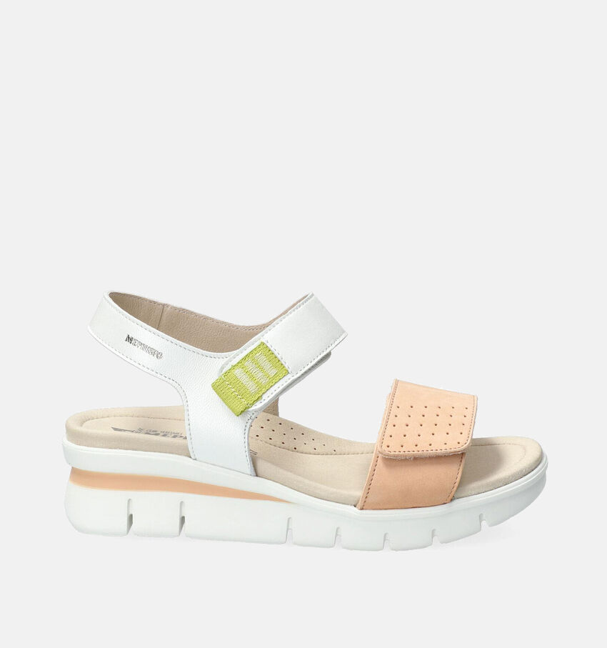 Mephisto Rosane Sandales avec talon compensé en Blanc