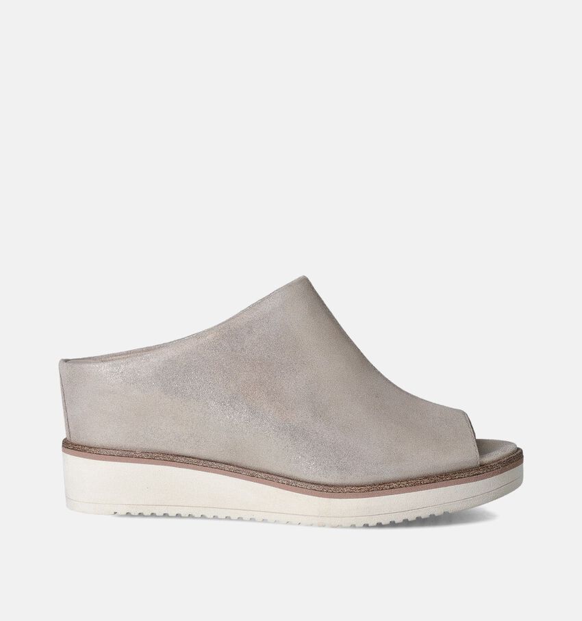 Tamaris Gouden Slippers Peeptoe