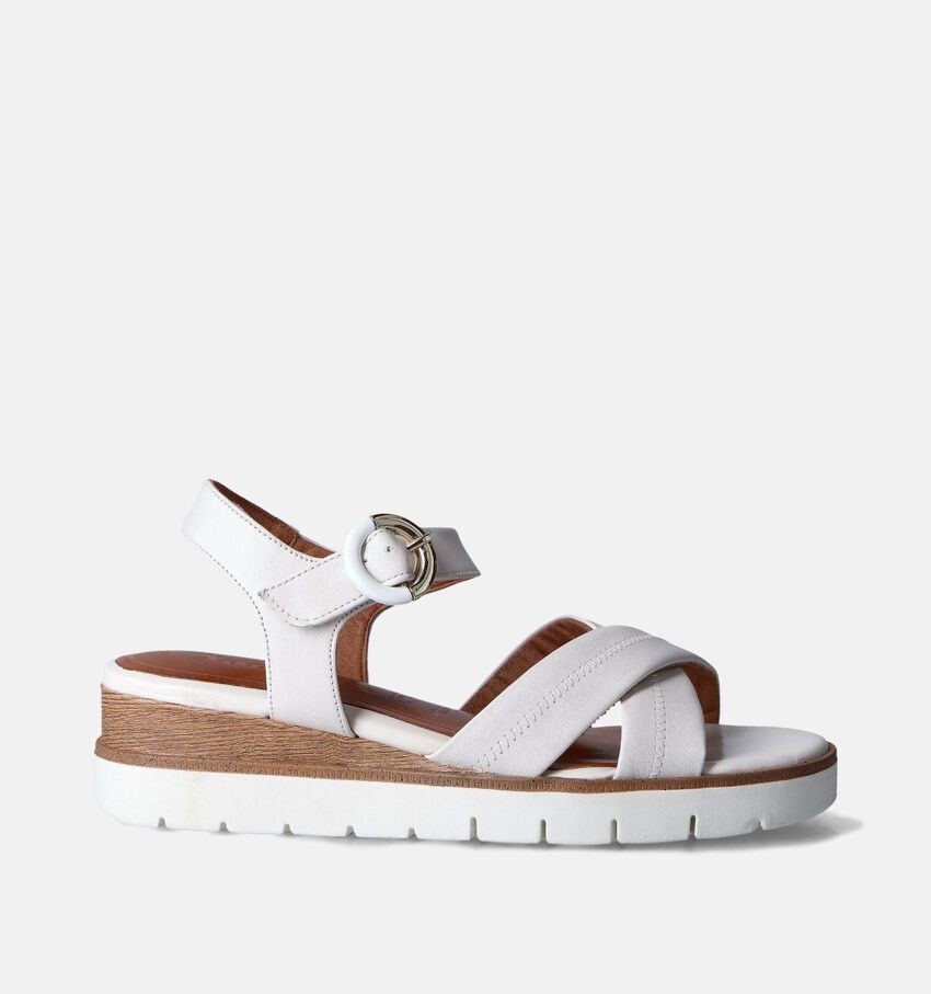 Tamaris Sandales compensées en Blanc