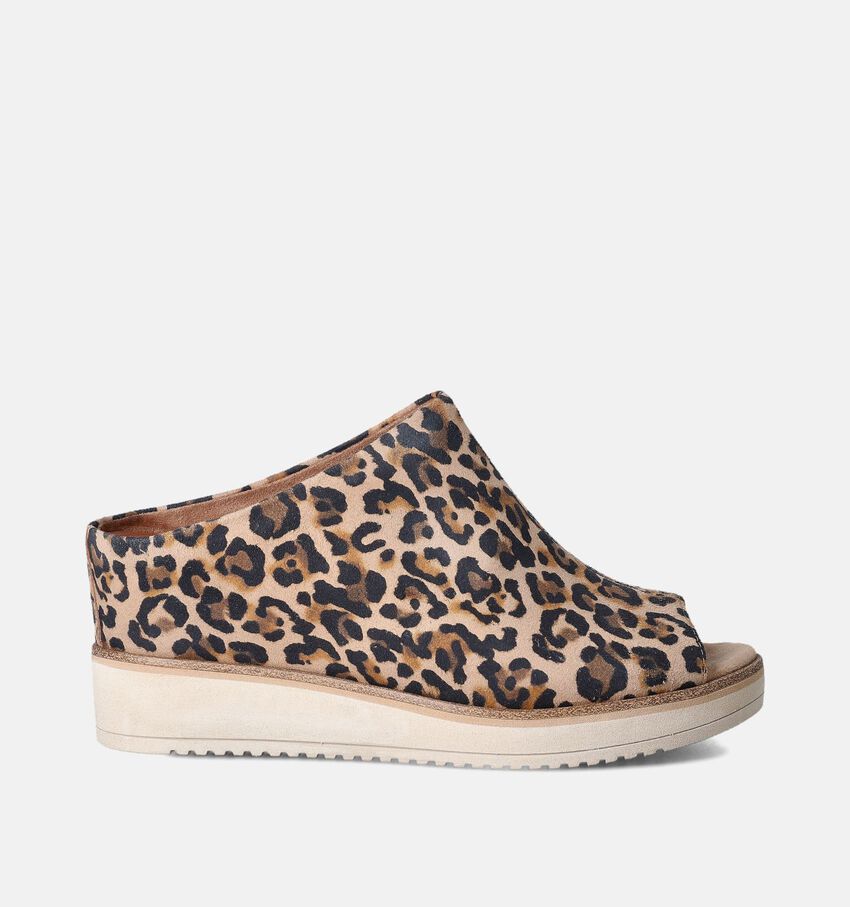 Tamaris Bruine Slippers Peeptoe