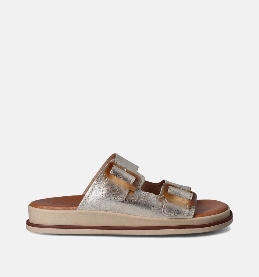 Tamaris Gouden Platte slippers