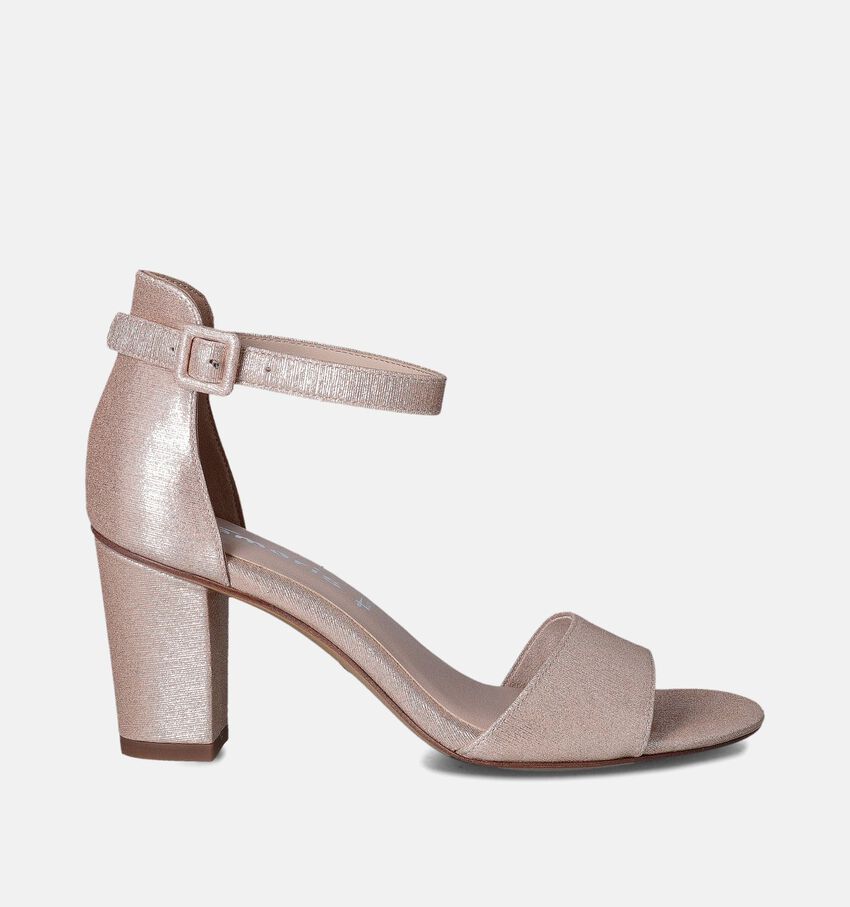 Tamaris Rose gold Sandalen met gesloten hiel