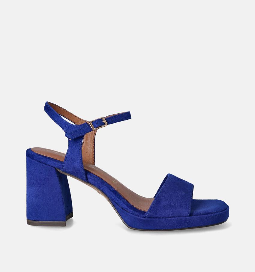Tamaris Sandalen met Blokhak Kobaltblauw