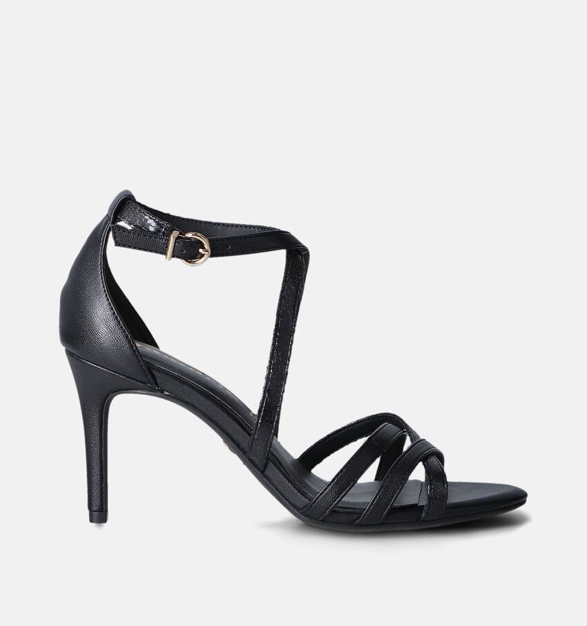 Tamaris Sandales avec talon fermé en Noir
