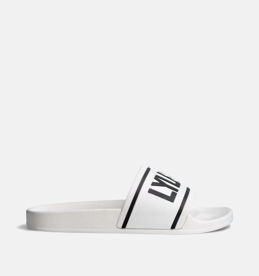 Lyle & Scott Slider Witte Badslippers