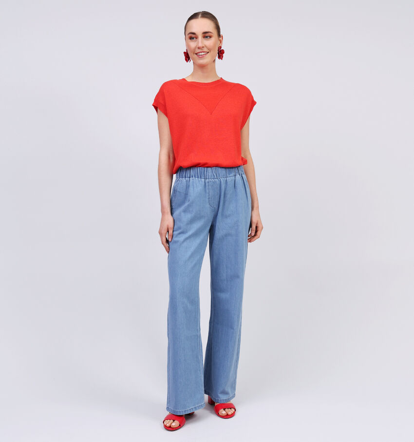 Minus Bora Pantalon large en Bleu