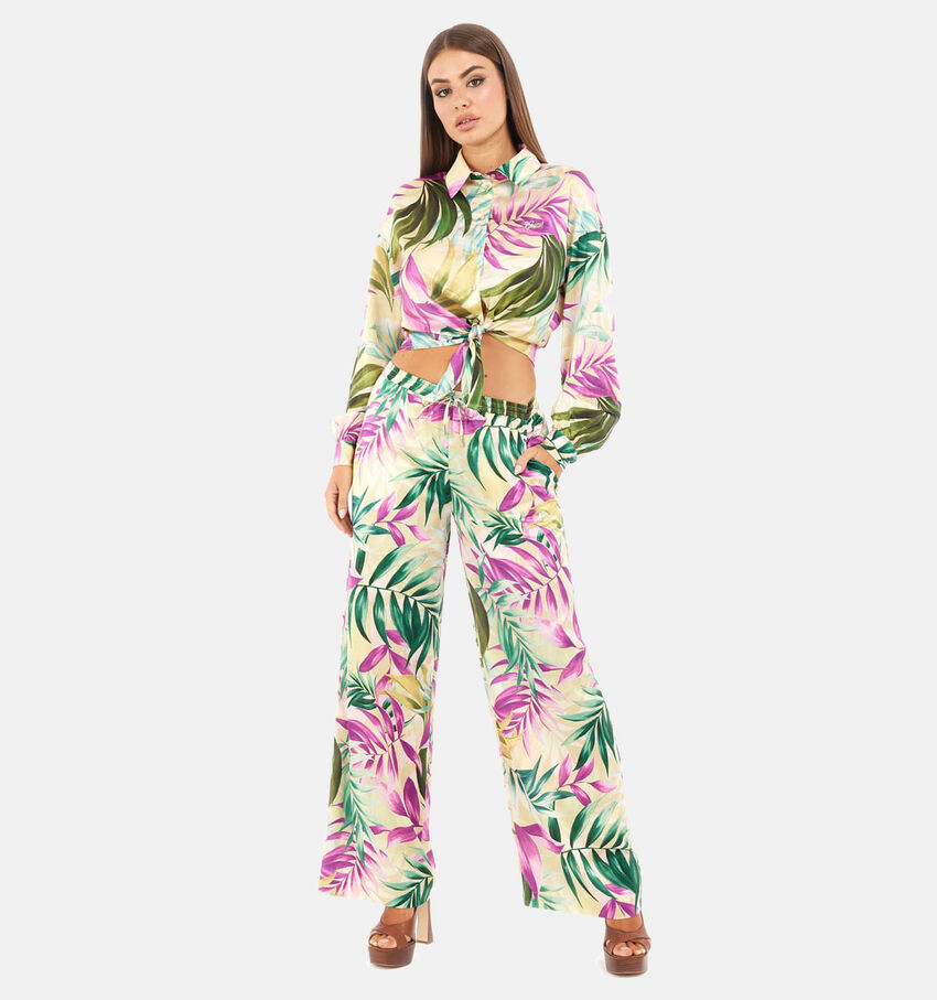 Guess Groene Wijde broek