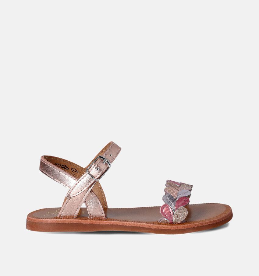 Pom d'Api Plagette Ferns Sandales en Rose