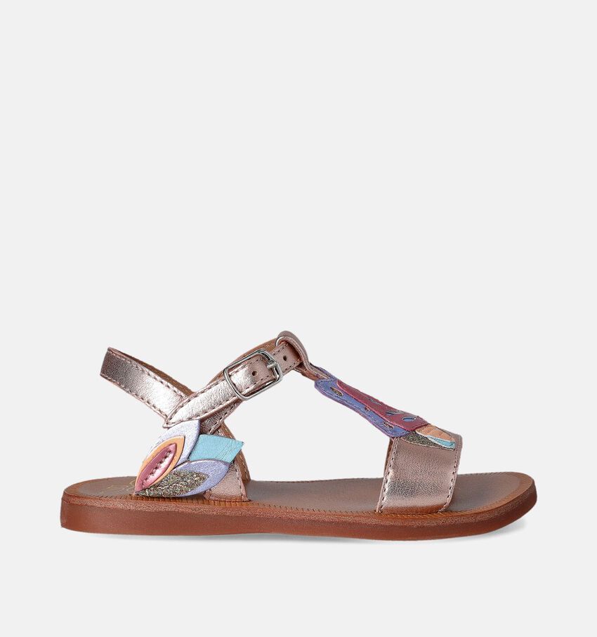 Pom d'Api Plagette Papillon Sandales en Marron