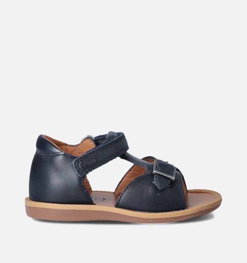 Pom d'Api Poppy Easy Sandales pour bébé en Bleu