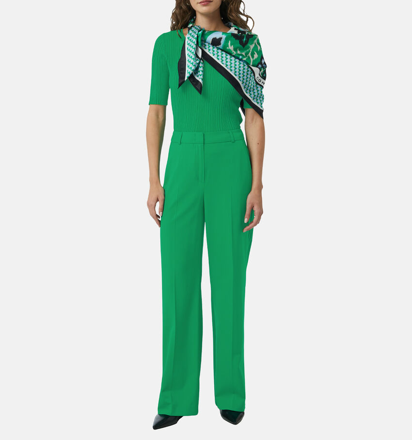 comma Pantalon habillé en Vert