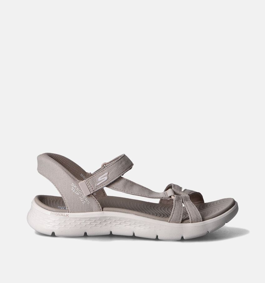 Skechers Go Walk Flex Illuminate Sandales en Taupe
