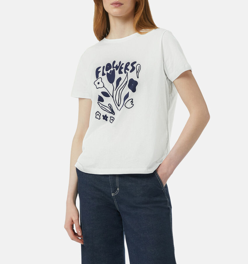 comma casual identity Witte T-shirt