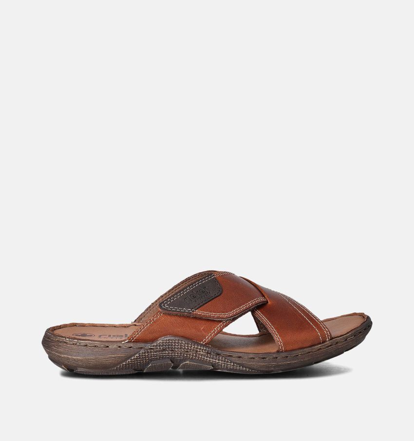 Rieker Cognac Slippers