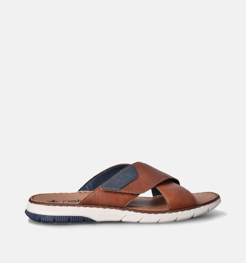 Rieker Cognac Slippers
