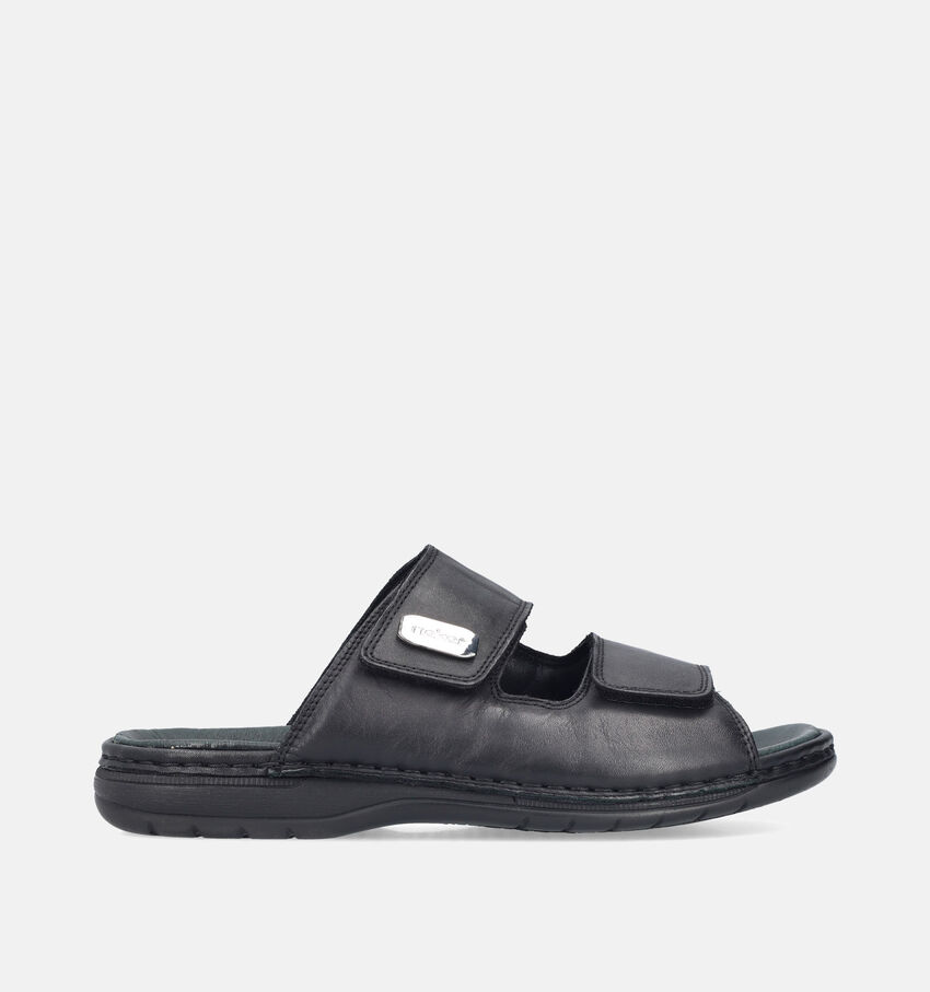 Rieker Zwarte Slippers