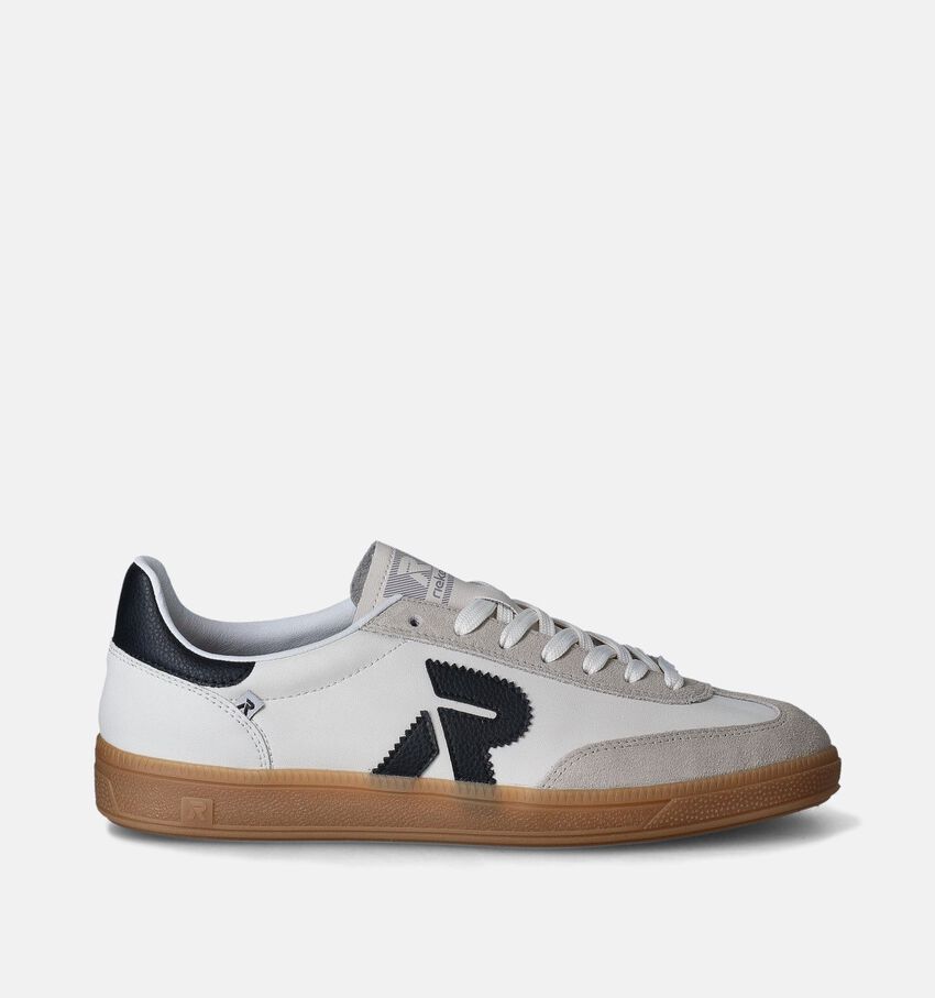 Rieker Witte Veterschoenen